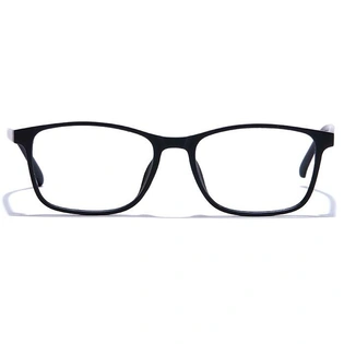 GRAVIATE by Coolwinks E12B7600 Matte Black Full Frame Retro Square Eyeglasses for Men and Women