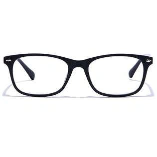 GRAVIATE by Coolwinks E12B7601 Matte Black Full Frame Retro Square Eyeglasses for Men and Women