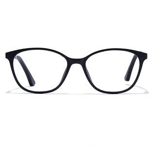 GRAVIATE by Coolwinks E12B7747 Matte Black Full Frame RetroSquare Eyeglasses for Men and Women