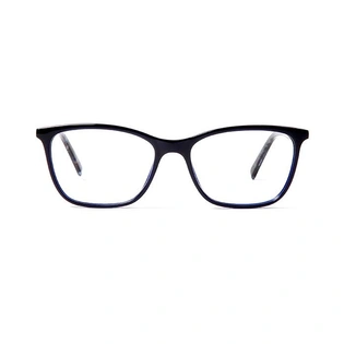 GRAVIATE by Coolwinks E12C5598 Glossy Black Full Frame Retro Square Eyeglasses for Men and Women