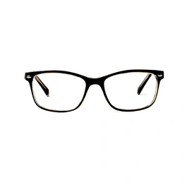 GRAVIATE by Coolwinks E12C5693 Glossy Black Full Frame Retro Square Eyeglasses for Men and Women