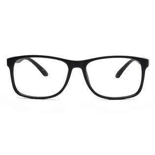 GRAVIATE by Coolwinks E12C6930 Matte Black Full Frame Retro Square Eyeglasses for Men and Women