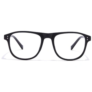 GRAVIATE by Coolwinks E12C6950 Matte Black Full Frame Retro Square Eyeglasses for Men and Women