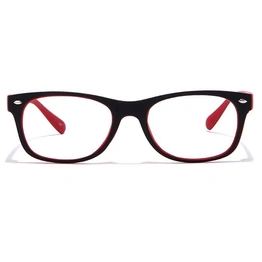 GRAVIATE by Coolwinks E12C6996 Matte Black Full Frame Retro Square Eyeglasses for Men and Women