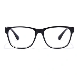 GRAVIATE by Coolwinks E12C6999 Matte Black Full Frame Retro Square Eyeglasses for Men and Women