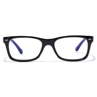 GRAVIATE by Coolwinks E12C7116 Glossy Black Full Frame Retro Square Eyeglasses for Men and Women