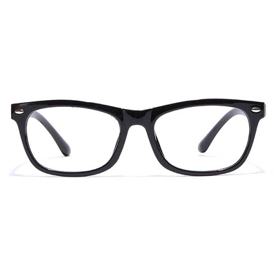 GRAVIATE by Coolwinks E12C7133 Glossy Black Full Frame Retro Square Eyeglasses for Men and Women