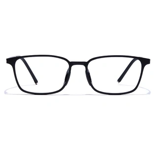 GRAVIATE by Coolwinks E12C7455 Matte Black Full Frame Retro Square Eyeglasses for Men and Women