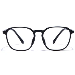 GRAVIATE by Coolwinks E12C7465 Matte Black Full Frame Retro Square Computer Eyeglasses for Men and Women