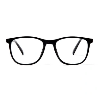 GRAVIATE by Coolwinks E12D5637 Matte Black Full Frame Retro Square Eyeglasses for Men and Women