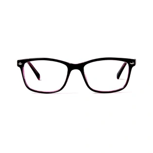 GRAVIATE by Coolwinks E12D5693 Glossy Black Full Frame Retro Square Eyeglasses for Men and Women