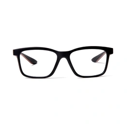 GRAVIATE by Coolwinks E15C5677 Matte Black Full Frame Retro Square Eyeglasses for Men and Women