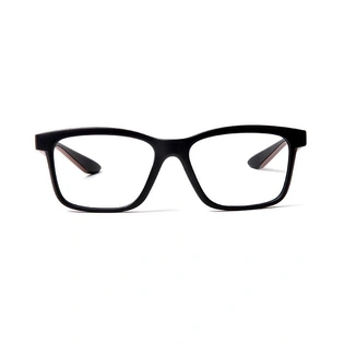 GRAVIATE by Coolwinks E15C5677 Matte Black Full Frame Retro Square Eyeglasses for Men and Women