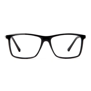 GRAVIATE by Coolwinks E16D5630 Glossy Black Full Frame Retro Square Eyeglasses for Men and Women