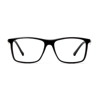 GRAVIATE by Coolwinks E20A5630 Matte Black Full Frame Retro Square Eyeglasses for Men and Women