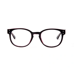 GRAVIATE by Coolwinks E12A5686 Glossy Black Full Frame Round Eyeglasses for Men and Women