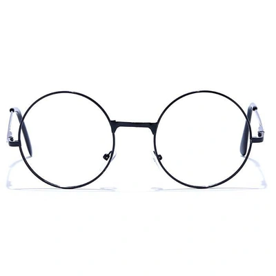 GRAVIATE by Coolwinks E12A6606 Glossy Black Full Frame Round Eyeglasses for Men and Women