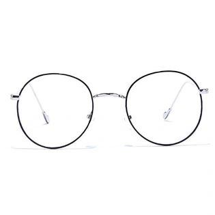 GRAVIATE by Coolwinks E12A6609 Glossy Black Full Frame Round Eyeglasses for Men and Women