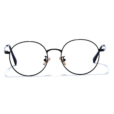 GRAVIATE by Coolwinks E12A6626 Glossy Black Full Frame Round Eyeglasses for Men and Women