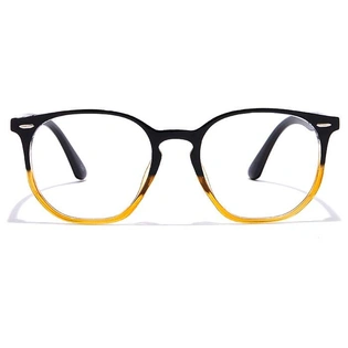 GRAVIATE by Coolwinks E12A6944 Glossy Black Full Frame Round Eyeglasses for Men and Women