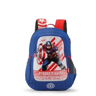 SB MARVEL CHAMP 06 SCHOOL BAG BLUE_1