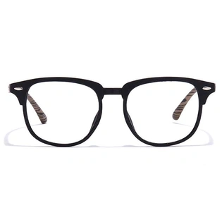 GRAVIATE by Coolwinks E12A6969 Matte Black Full Frame Round Eyeglasses for Men and Women