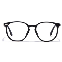 GRAVIATE by Coolwinks E12A6981 Matte Black Full Frame Round Eyeglasses for Men and Women