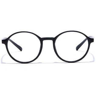 GRAVIATE by Coolwinks E12A7286 Matte Black Full Frame Round Eyeglasses for Men and Women