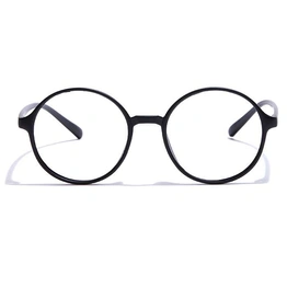 GRAVIATE by Coolwinks E12A7304 Matte Black Full Frame Round Eyeglasses for Men and Women