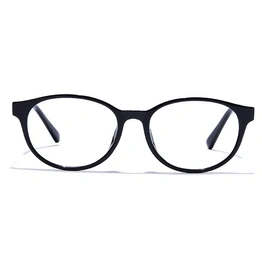 GRAVIATE by Coolwinks E12A7577 Glossy Black Full Frame Round Eyeglasses for Men and Women