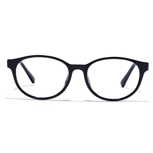 GRAVIATE by Coolwinks E12A7577 Glossy Black Full Frame Round Eyeglasses for Men and Women