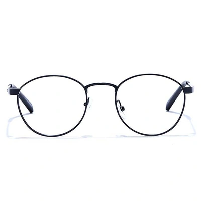 GRAVIATE by Coolwinks E12B6618 Matte Black Full Frame Round Eyeglasses for Men and Women