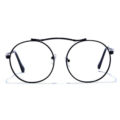 GRAVIATE by Coolwinks E12B6622 Glossy Black Full Frame Round Eyeglasses for Men and Women