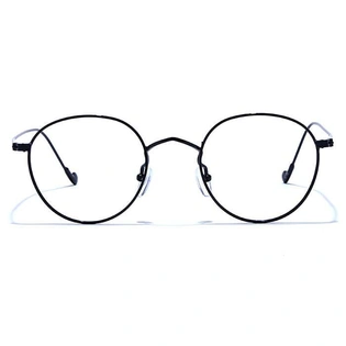 GRAVIATE by Coolwinks E12B6640 Glossy Black Full Frame Round Eyeglasses for Men and Women