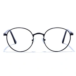 GRAVIATE by Coolwinks E12B6652 Matte Black Full Frame Round Eyeglasses for Men and Women