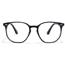 GRAVIATE by Coolwinks E12B6943 Glossy Black Full Frame Round Eyeglasses for Men and Women