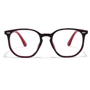 GRAVIATE by Coolwinks E12B6944 Glossy Black Full Frame Round Eyeglasses for Men and Women