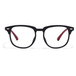 GRAVIATE by Coolwinks E12B6969 Matte Black Full Frame Round Eyeglasses for Men and Women