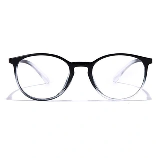 GRAVIATE by Coolwinks E12B6973 Glossy Black Full Frame Round Eyeglasses for Men and Women