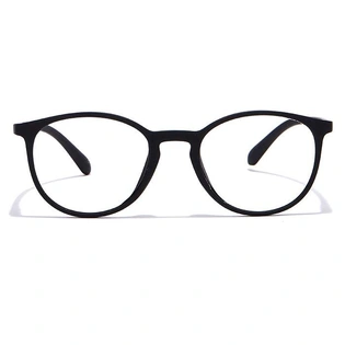 GRAVIATE by Coolwinks E12B7013 Matte Black Full Frame Round Eyeglasses for Men and Women