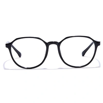 GRAVIATE by Coolwinks E12B7292 Glossy Black Full Frame Round Eyeglasses for Men and Women