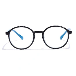 GRAVIATE by Coolwinks E12B7297 Glossy Black Full Frame Round Eyeglasses for Men and Women