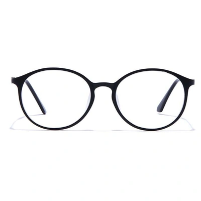 GRAVIATE by Coolwinks E12B7486 Matte Black Full Frame Round Eyeglasses for Men and Women