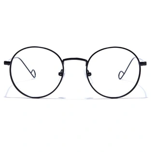 GRAVIATE by Coolwinks E12B7560 Matte Black Full Frame Round Eyeglasses for Men and Women