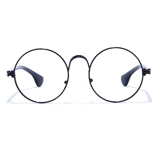 GRAVIATE by Coolwinks E12C6613 Glossy Black Full Frame Round Eyeglasses for Men and Women