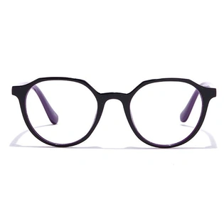 GRAVIATE by Coolwinks E12C6946 Glossy Black Full Frame Round Eyeglasses for Men and Women