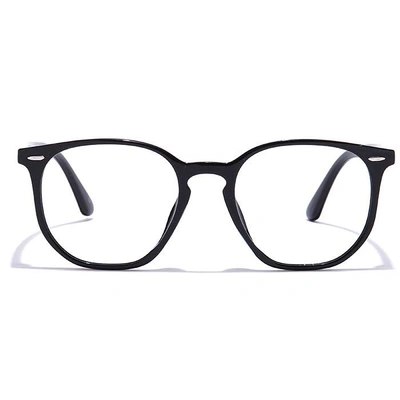 GRAVIATE by Coolwinks E12C6981 Glossy Black Full Frame Round Eyeglasses for Men and Women