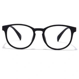 GRAVIATE by Coolwinks E12C6997 Matte Black Full Frame Round Eyeglasses for Men and Women