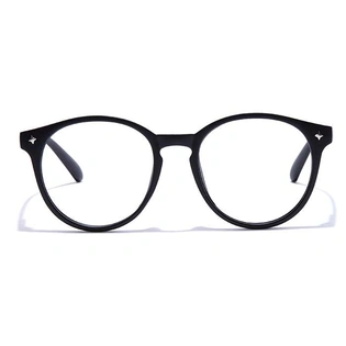 GRAVIATE by Coolwinks E12C7275 Matte Black Full Frame Round Eyeglasses for Men and Women