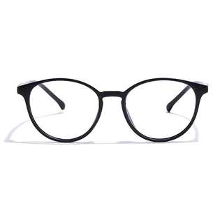 GRAVIATE by Coolwinks E12C7281 Matte Black Full Frame Round Eyeglasses for Men and Women